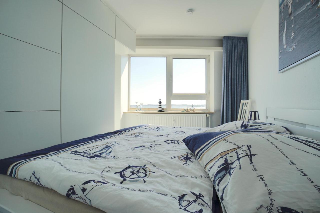 Ferienwohnung Schleiloge Mit Panoramablick Auf Die Schlei Schleswig Exterior foto